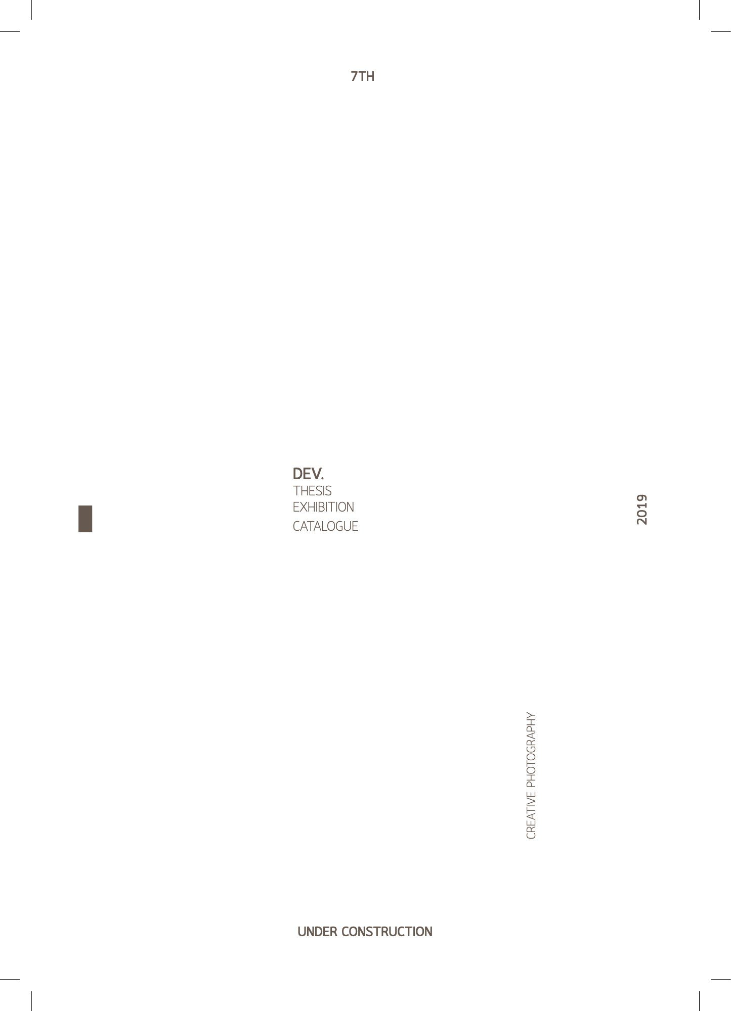 สูจิบัตร DEV Thesis EXHIBITION 2019 — หน้า 1